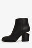 Alexander Wang Black Leather Rose Gold Hardware Ankle Boots Size 35.5