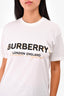 Burberry London White Double Logo T-Shirt Size XXS Mens