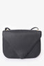 Bottega Veneta Black Leather Mount Envelope Shoulder Bag