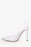 Jimmy Choo White Patent/PVC Cass 95 Pumps Size 40