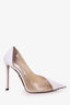 Jimmy Choo White Patent/PVC Cass 95 Pumps Size 40