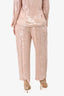 Rachel Comey Pink Sequin Wide Pants Size 4