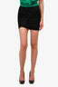 IRO Black Suede Mini Skirt Size 34