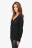 Acne Studios Black Wool Button Down Cardigan Size M