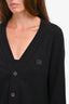 Acne Studios Black Wool Button Down Cardigan Size M