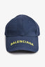 Balenciaga Blue/Yellow Logo Baseball Cap