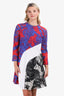 Carven Multicolour Lace Long-Sleeve Dress Size 40