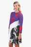 Carven Multicolour Lace Long-Sleeve Dress Size 40