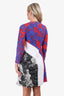 Carven Multicolour Lace Long-Sleeve Dress Size 40