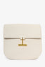 Tom Ford White Leather Large 'Tara' Crossbody Bag