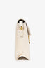 Tom Ford White Leather Large 'Tara' Crossbody Bag