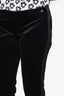 Gucci Black Velvet Trousers Size M