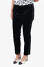 Gucci Black Velvet Trousers Size M