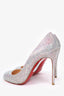 Christian Louboutin Silver Strass Fifi Pumps Size 40