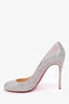 Christian Louboutin Silver Strass Fifi Pumps Size 40