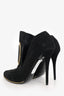 Balmain Black Suede Desiree Boots Size 40