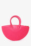 Schiaparelli Pink Leather Mini Bag with Strap