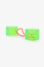 Louis Vuitton Green LV Cube Hair Tie