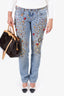 Dolce & Gabbana Light Blue Embellished Jeans Size 44