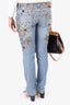 Dolce & Gabbana Light Blue Embellished Jeans Size 44