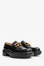 Bottega Veneta Black Patent Leather Monsieur Embellished Loafers Size 41 Mens