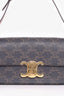 Celine 2021 Triomphe Canvas Claude Shoulder Bag