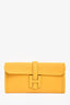 Hermès 2019 Yellow Swift Leather Jige 29 Clutch