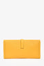 Hermès 2019 Yellow Swift Leather Jige 29 Clutch