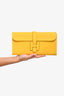 Hermès 2019 Yellow Swift Leather Jige 29 Clutch