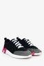 Hermes Black/Grey/Magenta 'Bouncing' H Sneakers Size 37.5