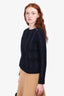 Pre-Loved Chanel™ Navy/Black Cashmere Sweater Size 36