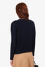 Pre-Loved Chanel™ Navy/Black Cashmere Sweater Size 36