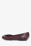 Louis Vuitton Burgundy Epi Leather Ballet Flats Size 36