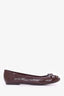 Louis Vuitton Burgundy Epi Leather Ballet Flats Size 36