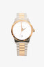 Gucci Silver/Rose Gold Tone G-Timeless Watch 40mm