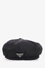 Prada Black Re-Nylon Newsboy Cap