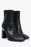 Alexander Wang Black Leather Pointed Ankle Boots Size 35.5