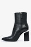 Alexander Wang Black Leather Pointed Ankle Boots Size 35.5