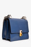 Fendi Navy Leather Small Kan Shoulder Bag