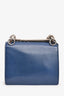 Fendi Navy Leather Small Kan Shoulder Bag