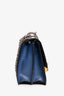 Fendi Navy Leather Small Kan Shoulder Bag