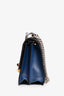 Fendi Navy Leather Small Kan Shoulder Bag