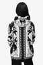 Versace Black/White Graphic Printed Hoodie Size 14A