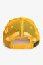 Amiri Yellow Canvas Baseball Hat