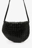 Bottega Veneta Black Intrecciato Leather Pouch Crossbody Bag