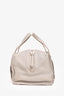 Pre-Loved Chanel™ Vintage Stone Leather 'Bolt' Bowler Bag