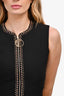 Versace Collective Black/Rhinestone Sleeveless Size 42