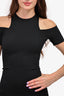 Victoria Beckham Black Cut-Out Midi Dress Size 4