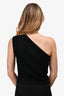 Max Mara Black 'Tamigi' One Shoulder