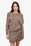 Stella McCartney Brown Wool Sweater Dress Size 44